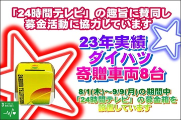 24時間テレビチャリティー募金